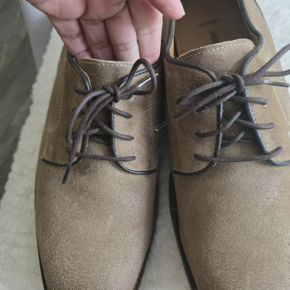 Johnston & Murphy Brown Leather Oxfords Size 10 Used Excellent Condition.